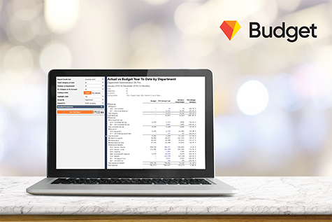 screenshot of Questica Budget